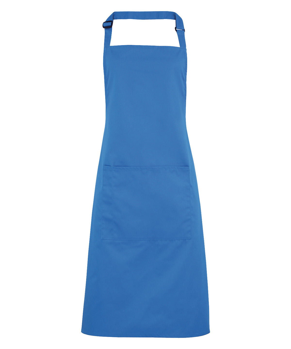 Basic Bib Apron with Pocket - Sapphire